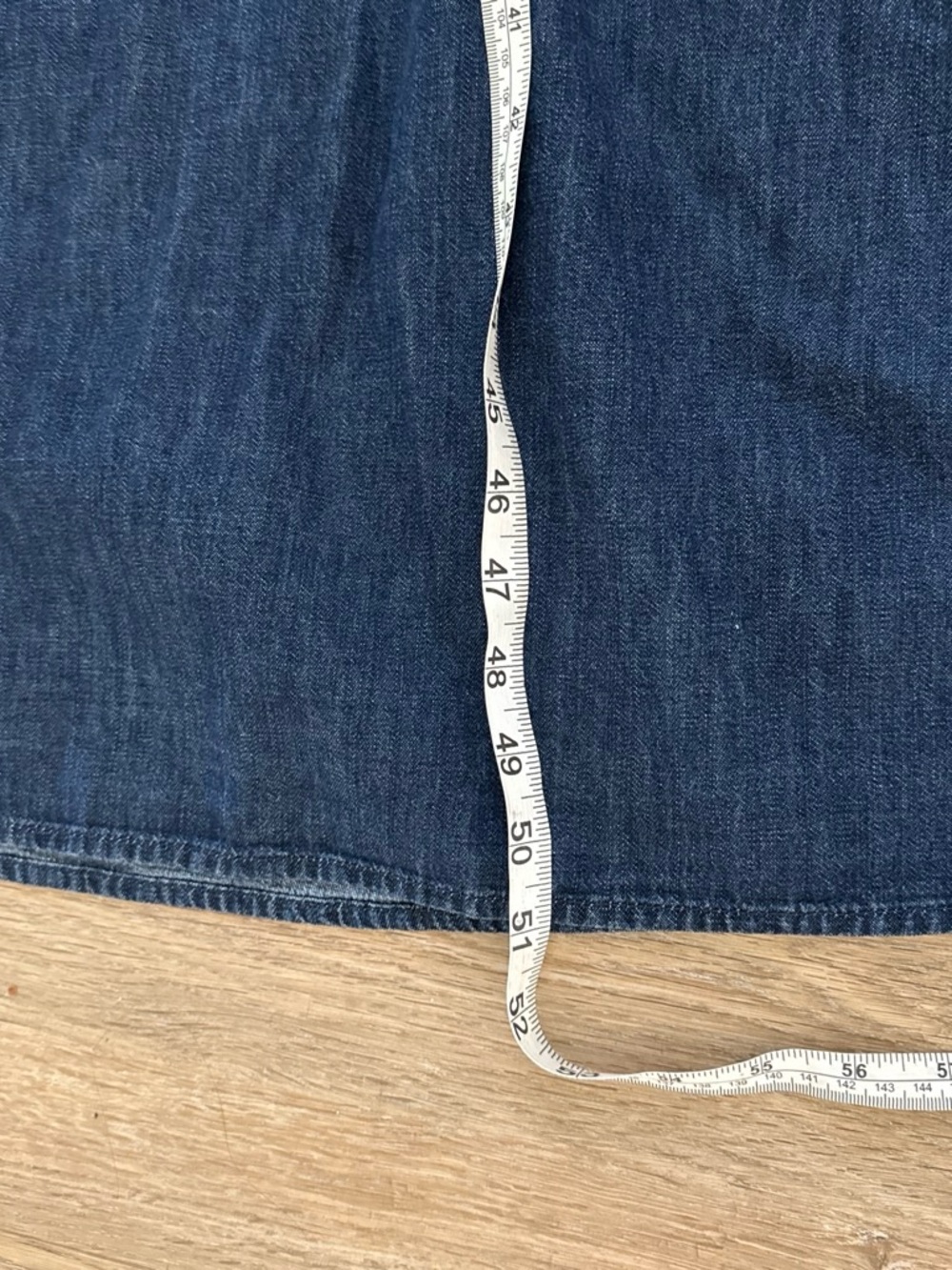 GAP soft Denim Spaghetti-Strap Maxi Dress M - Picture 5 of 7